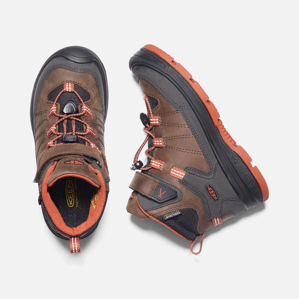 Keen Laarzen Kinderen Bruin - Redwood Waterproof - 35149-XJDA